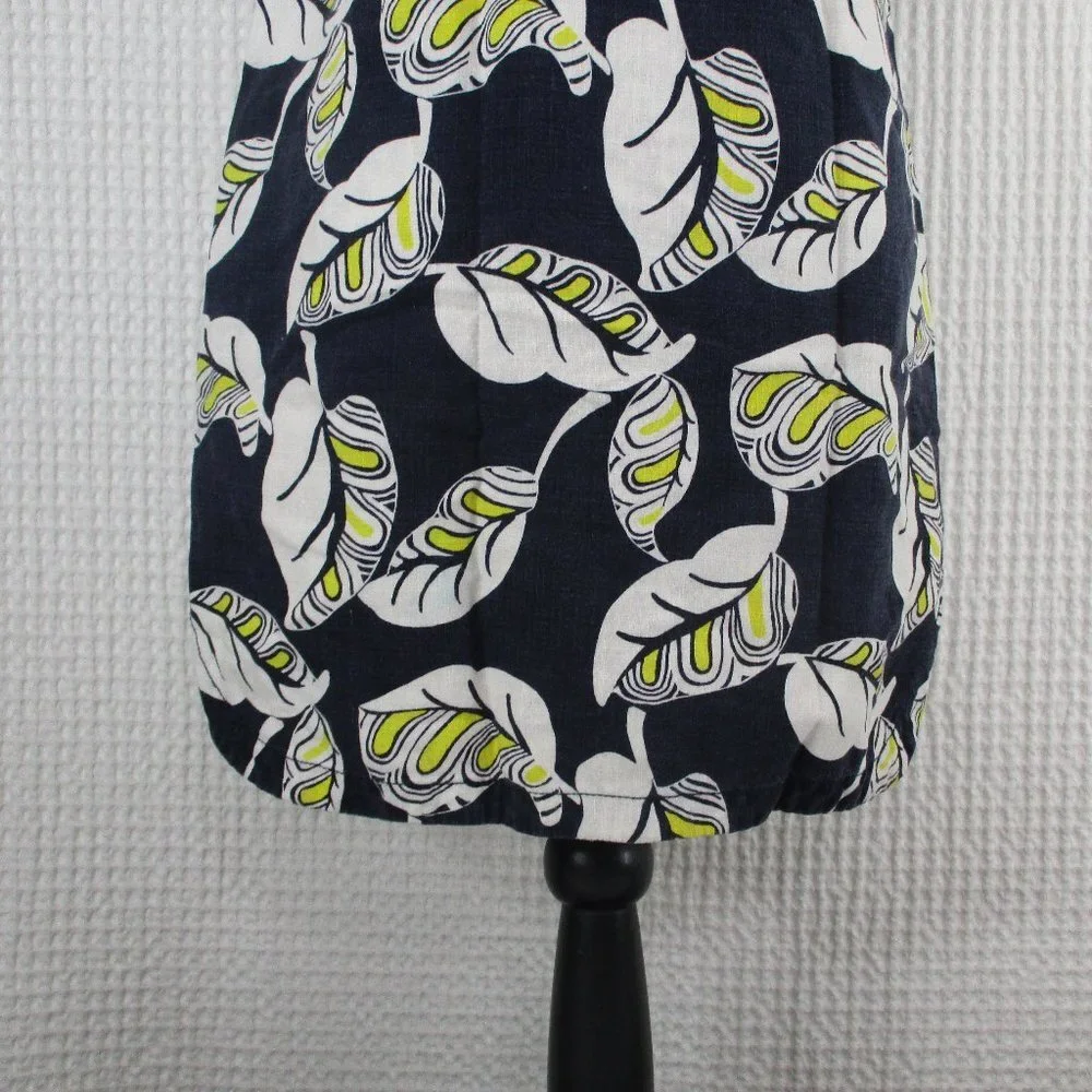J. CREW Tropical Frond Shift Dress Size XXS - Picture 4 of 9